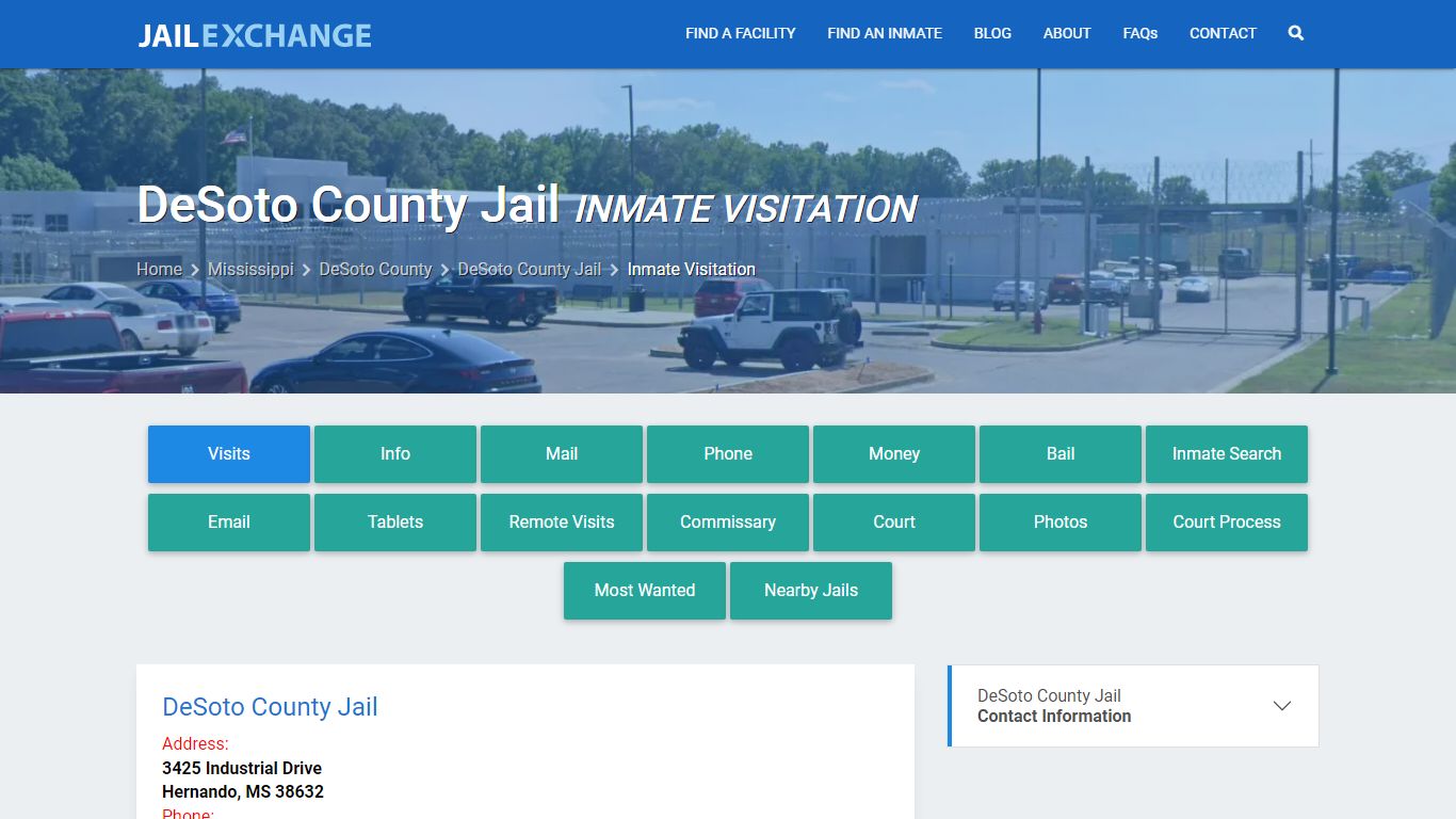 Inmate Visitation - DeSoto County Jail, MS - Jail Exchange